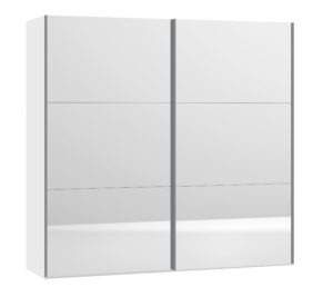Schwebetürenschrank 2-türig Spiegel, H 195 cm